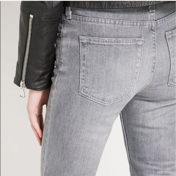 AG Jodi High-Rise crop kick flare Jeans in Gray - Picture 2 of 12